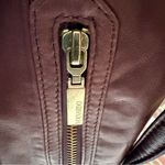 Bernardo  Rich Brown Leather Jacket with Belt Gold Hardware Boho Chic Edgy Moto Photo 10