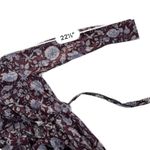 Derek Lam Collective Floral Shirt Dress Midi Burgundy Purple XS / 2 Retail $430 Photo 6