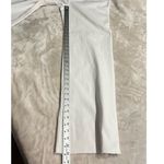 J.Crew  Slim Wide Leg Jeans Women's 31T Tall White Raw Hem Full Length NWT Photo 8