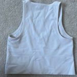Athleta Pale Pink Crop Tank (Ribbed) Photo 0