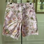 Anthropologie Pilcro Purple Floral Shorts 25 Photo 0