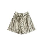 ANINE BING Beige Tan Zebra Print High Waist Belted Shorts Size 36 / US 6 Photo 5