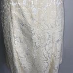 Eliza J  Cream Lace Overlay 3/4 Sleeves Sweetheart Special Event Dress Size 2 Photo 8