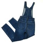 Madewell NWT Roadtripper Overall in Brodie Wash Destroyed Stretch Denim Jean XS Photo 7