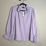J.Crew NWT  lavender ruffle blouse Photo 0