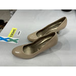 Predictions Womans Comfort Plus By  Slip On Pumps 7.5 Nude Stiletto Heel Photo 2