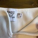 Princess Polly Women’s 4 White Ribbed Tank Top Cropped V trendy Boho Layering Photo 3