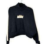 Adidas Chic Ski Mock Neck Cropped Sweatshirt IA3933 Women's Size Large Photo 5