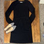 Jil Sander Jill Sanders Elegant Black Long Sleeve midi Dress Photo 1