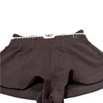 Yogalicious  Brown Stretch Waist‎ Scuba Zuri Comfort Athletic Shorts Sz M Photo 5