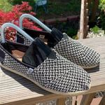 Toms  Burlap Chevron Stripe Slip On Shoes Photo 0