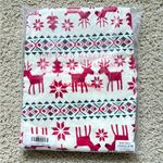 Hanna Anderson Adult Holiday Flannel Pajama Reindeer Winter Pants Size S new Red Photo 4