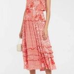 Poupette St. Barth Poupette St Barths Paulina Floral Printed Midi Dress Size Large EUC Photo 0