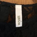 Wyatt Black Lace XS Short Sleeve Top Gothcore wicked sexy sheer alt alternative Photo 3