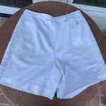 pleated high waist shorts sz 14 White Size L Photo 2