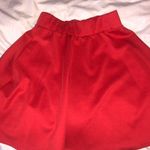 Charlotte Russe Red Skater Skirt Photo 0