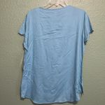 Panhandle New floral embroidered shirt  Floral Embroidered Top  v notch and tie Photo 3