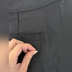 ALC Frank A.L.C mini skirt sz8 pleated solid black preppy gold hardware high rise Photo 5