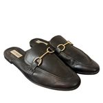 Steve Madden Kordyn black leather loafer mules size 11 Photo 1