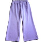 Scarlett Purple Wide-Leg Trousers with Elastic Waistband Photo 0