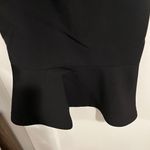 Likely Black Strapless Fitted Ruffle Hem Flounce Midi Conrad Dress Size 00 NWT Photo 3