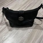 Brighton  Black Leather Crossbody Bag Designer Handbag Purse Small Photo 1