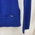 Brooks Brothers  Blue Long Sleeve Knit Button Up Cardigan Sweater S Photo 3