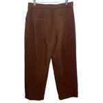 Abercrombie & Fitch  Brown Pleated High Waisted Trousers Dress Pants Size 31 12 S Photo 1