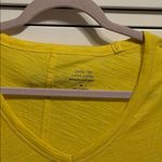 Banana Republic  Bright Yellow V-Neck Tee Photo 1