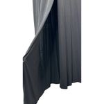 Alice + Olivia  Salina Plunging V-Neck Tie Waist Maxi Black Dress Size Medium NEW Photo 4