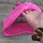 Strappy Sportsbra Women Twist Padded Workout Barbie Open Activewear Size Med Pink Photo 1