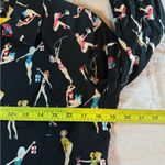 VINTAGE LORIZONI Trendy Black Patterned Women's Jacket size M Size M Photo 6