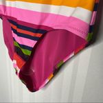 Aerie High Waisted Contrast Stripe Bikini Bottoms Size XS Swimsuit Pink Summer Photo 4
