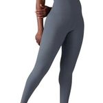 Athleta  Elation Rib Tight Legging Blue - Large Photo 0