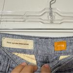 Pilcro and the Letterpress  Wide Leg Linen Blend Pants Tailored Gray Size 4 Photo 6