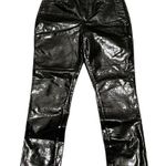 Good American Faux Leather Black Pants Size 6/28 Photo 1