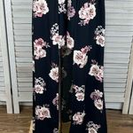 Maxi/Romper Dress Black Floral Photo 2