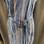 Pilcro  by anthropologie striped sleeveless dress with belt size 4 Photo 1