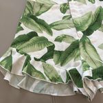 Show Me Your Mumu  Tropical Leaf Print Ruffle Hem High Rise‎ Shorts Size XS Photo 2