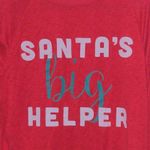 Roudelain Santa's Big Helper Graphic Pajama/Sleep Shirt in Red Photo 1