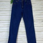 Vintage Posted Bare Back Slim Straight Jeans Size 27 Photo 2