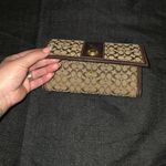 Coach  Signature Brown Wallet Photo 2