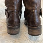 Aquatalia  Star Brown Leather Riding Boots Photo 4