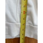 Evereve  Quarter Zip Sweatshirt Cream Color Block Stripes Size M Photo 6