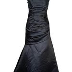 W•too WTOO Walters & Walters Special Occasion Gown Black Satin Size 6 Photo 0
