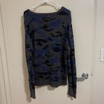American Rag CIE Men’s Grey & Blue Camouflage Crewneck Sweatshirt (Size M) Photo 1