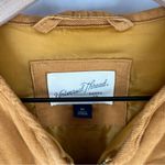 Universal Threads Universal Thread Quilted Corduroy Jacket‎ Mustard Full Zip Front Collarless XS Photo 1