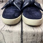 Spenco Barbados Orthotic Bow Suede Mules in Navy Blue Size 8 Photo 6