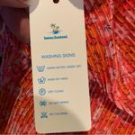 Beachsissi  Coral Red Floral Spaghetti Strap Dress size XL Photo 6