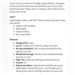 Lululemon  Align Crop *21” in Free Spirit Ice Grey Black- Made with Nulu Photo 10